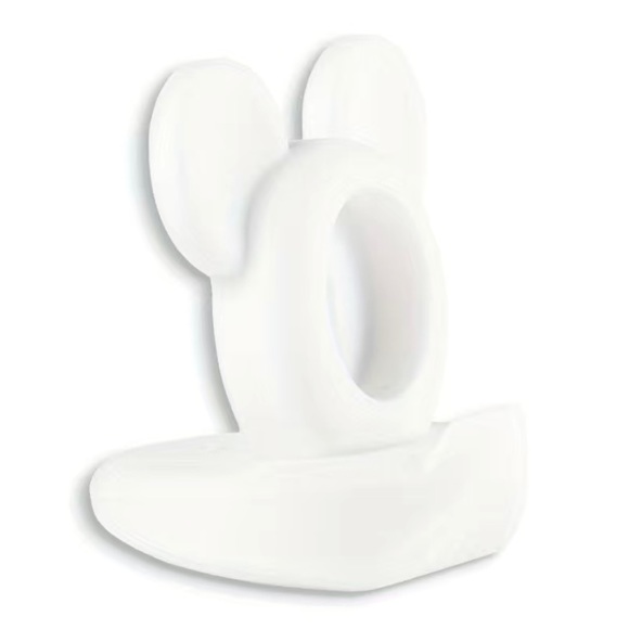 White Mickey Mouse Stand for Charging Apple Watch - Picture 2 of 3